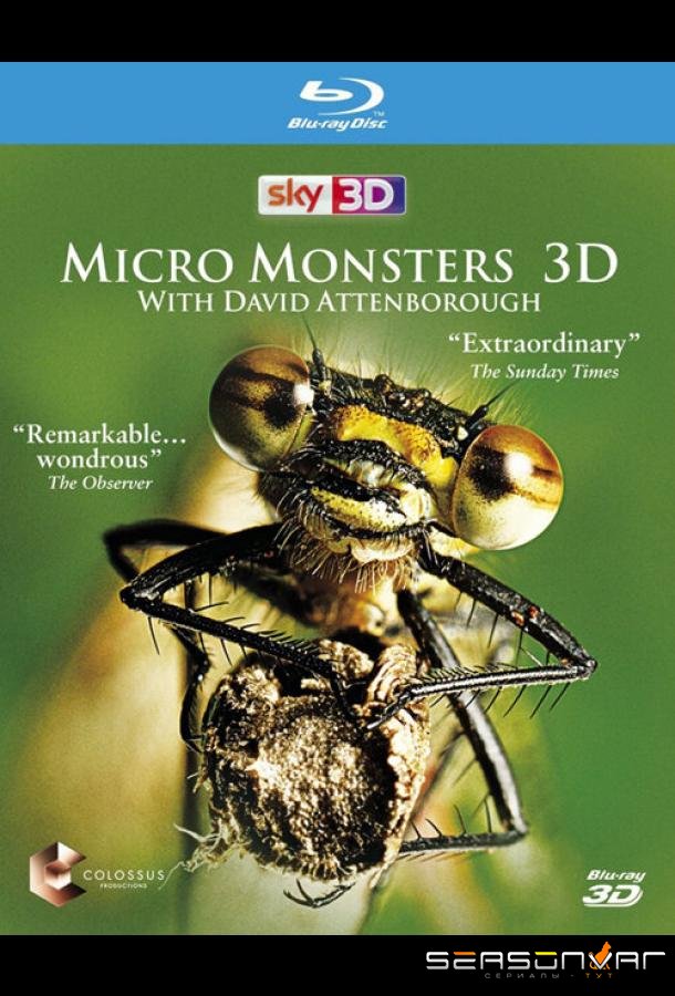 Микромонстры 3D с Дэвидом Аттенборо / Micro Monsters 3D (2013)